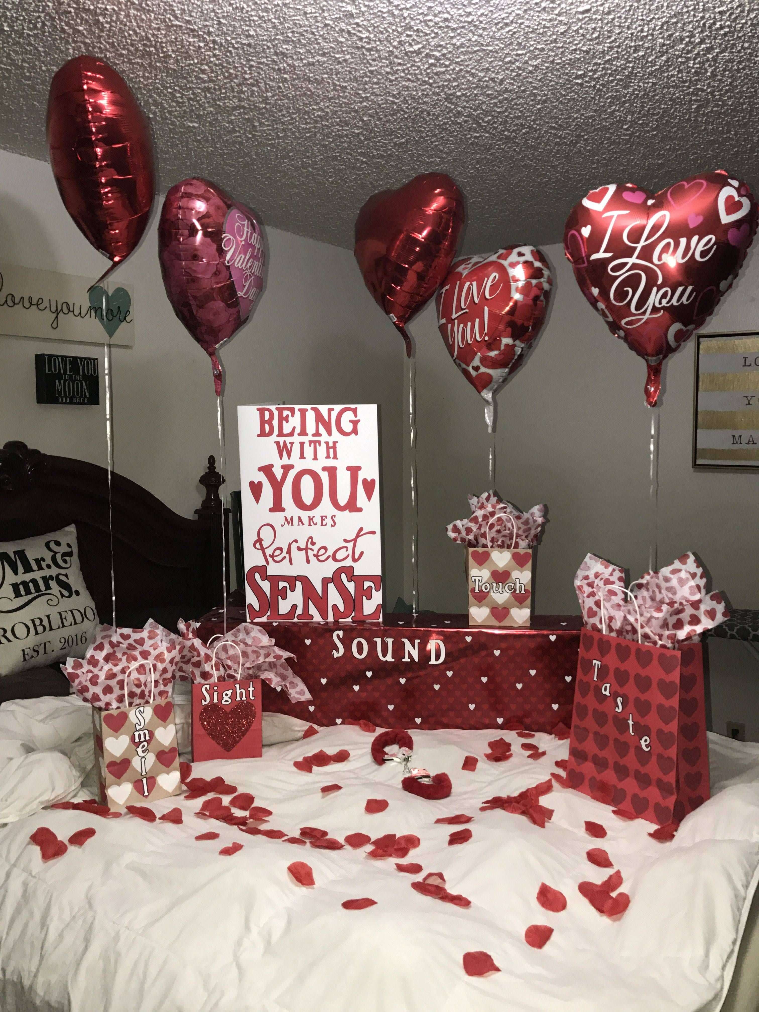 Valentine bedroom decoration