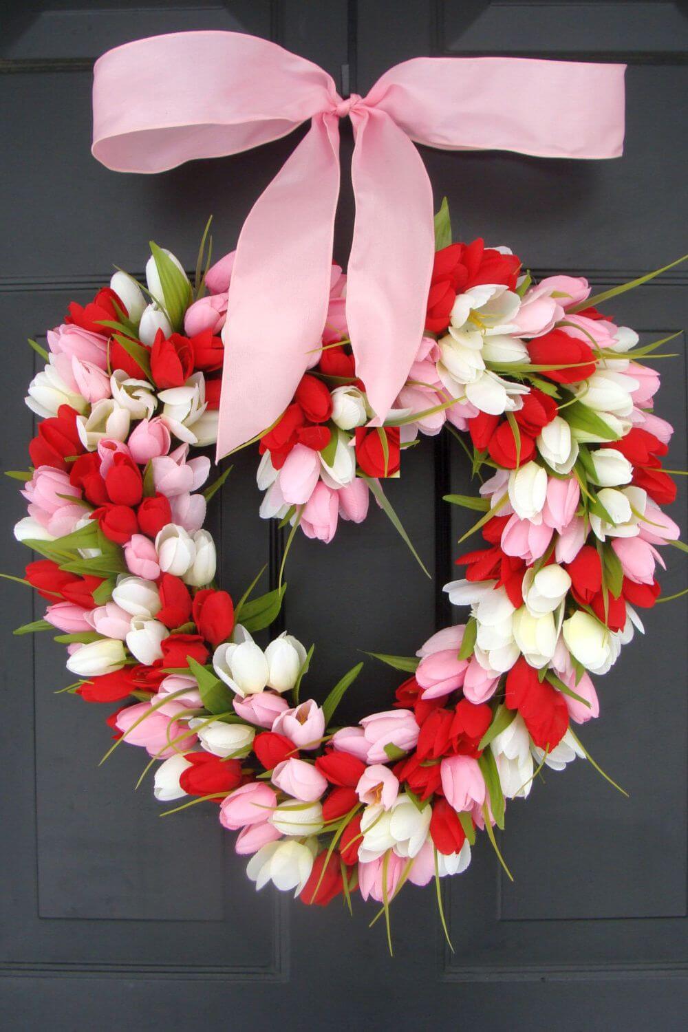 Valentine wreath ideas
