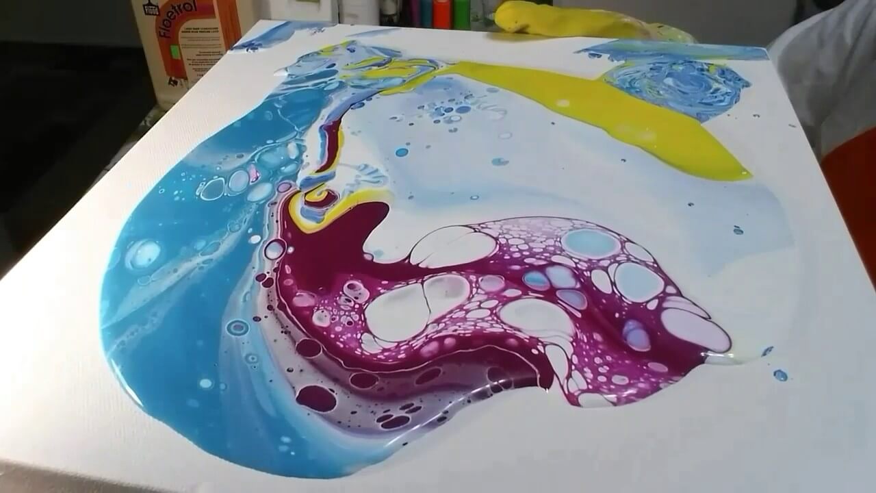tips to making glossy acrylic pours