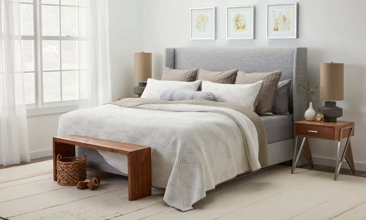 bed pillow arrangement ideas