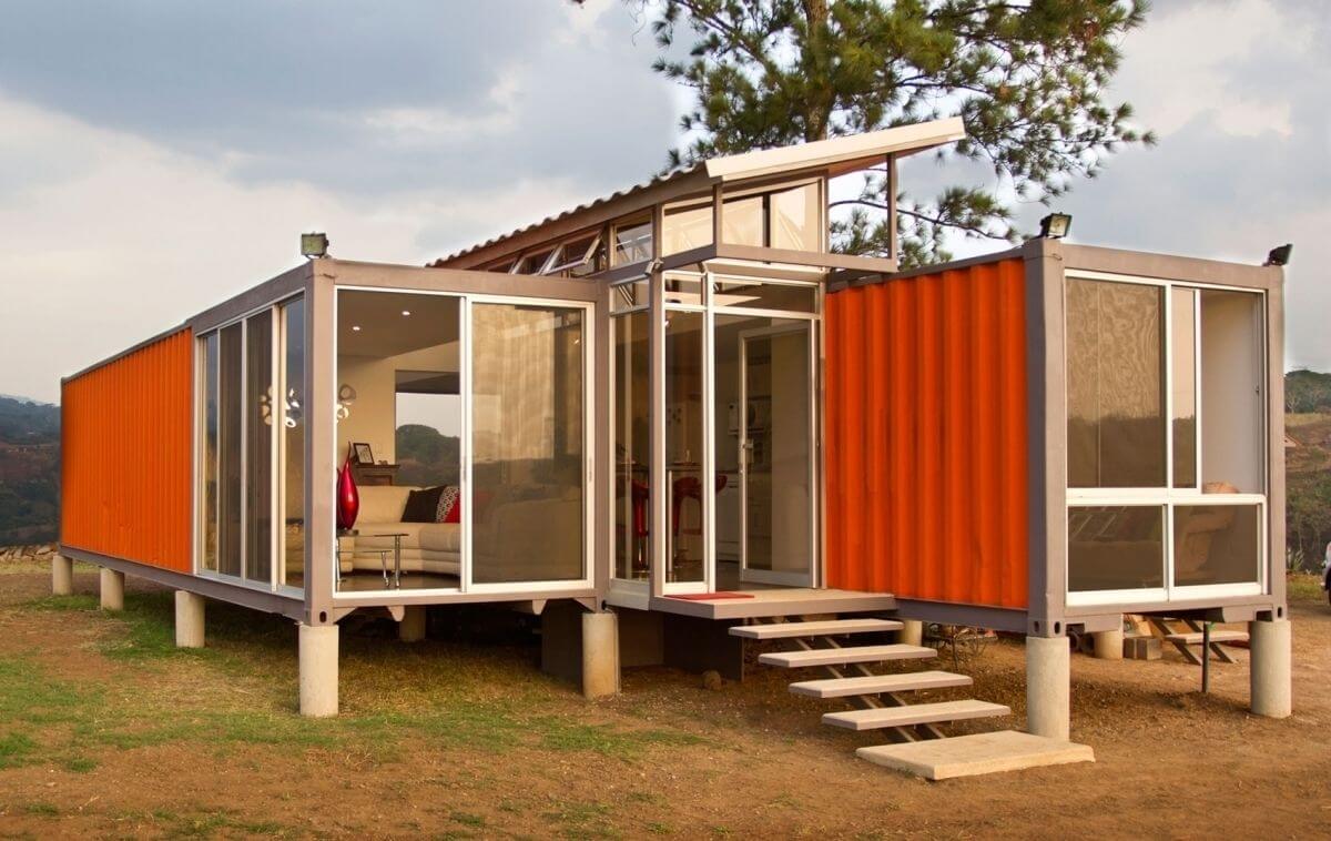 The unique storage container homes design ideas