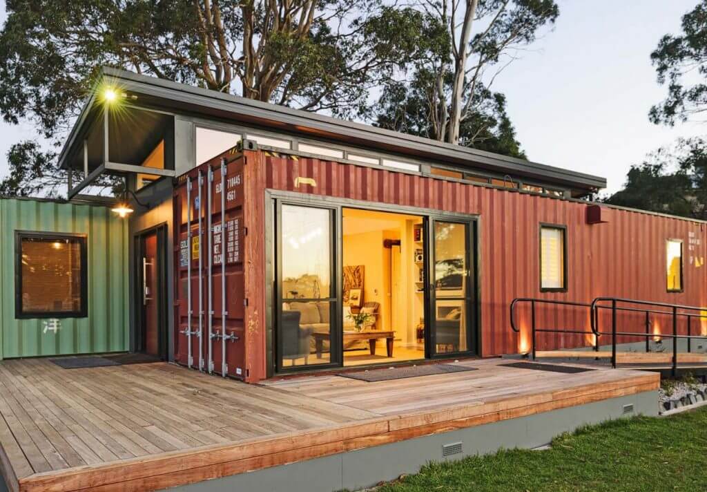 The unique storage container homes design ideas