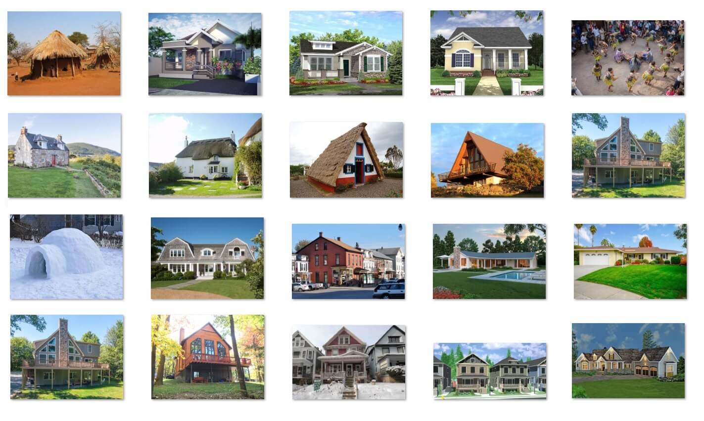 types of houses
