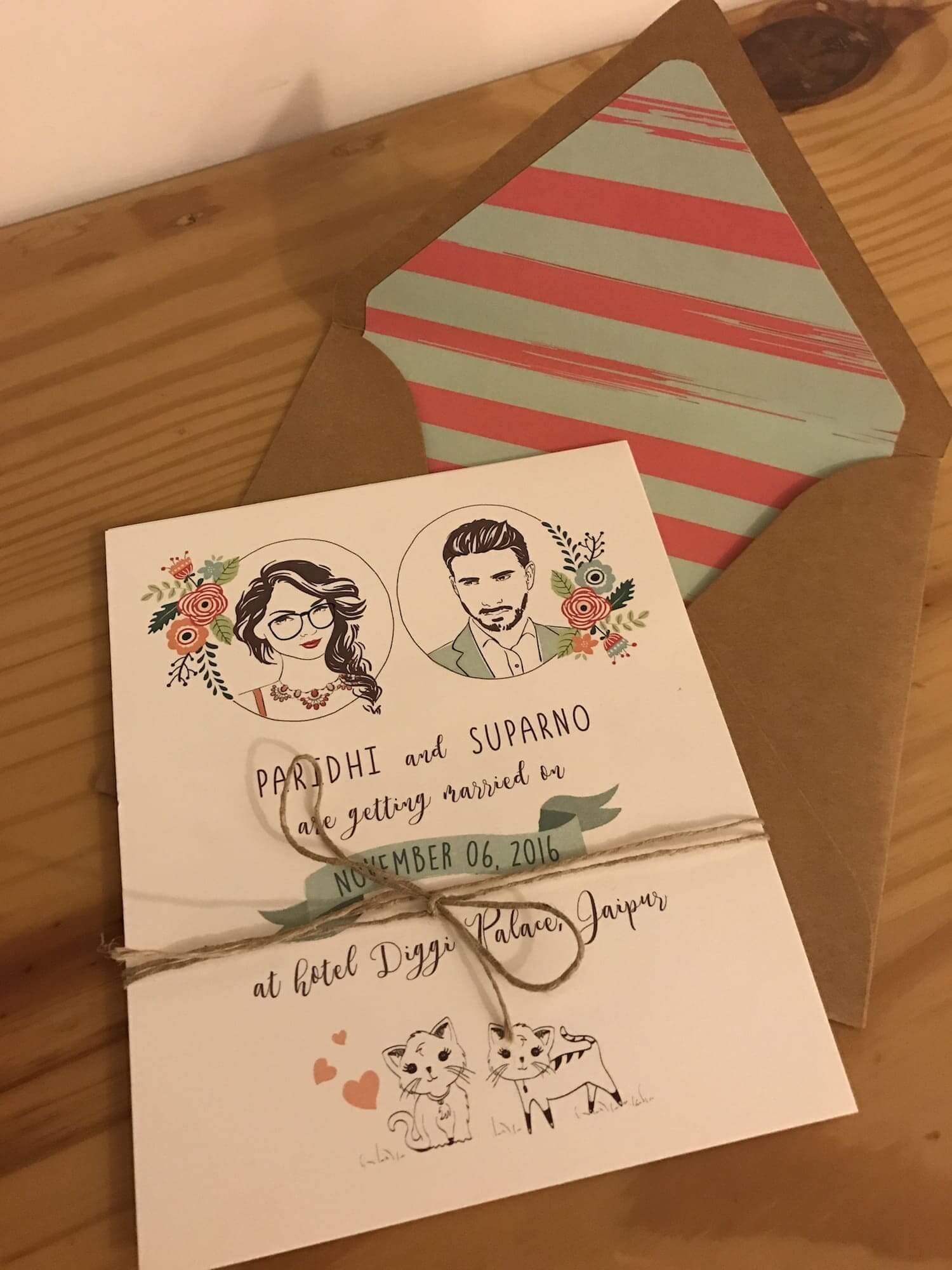 Wedding Time Is Around - DIY Wedding Cards Ideas