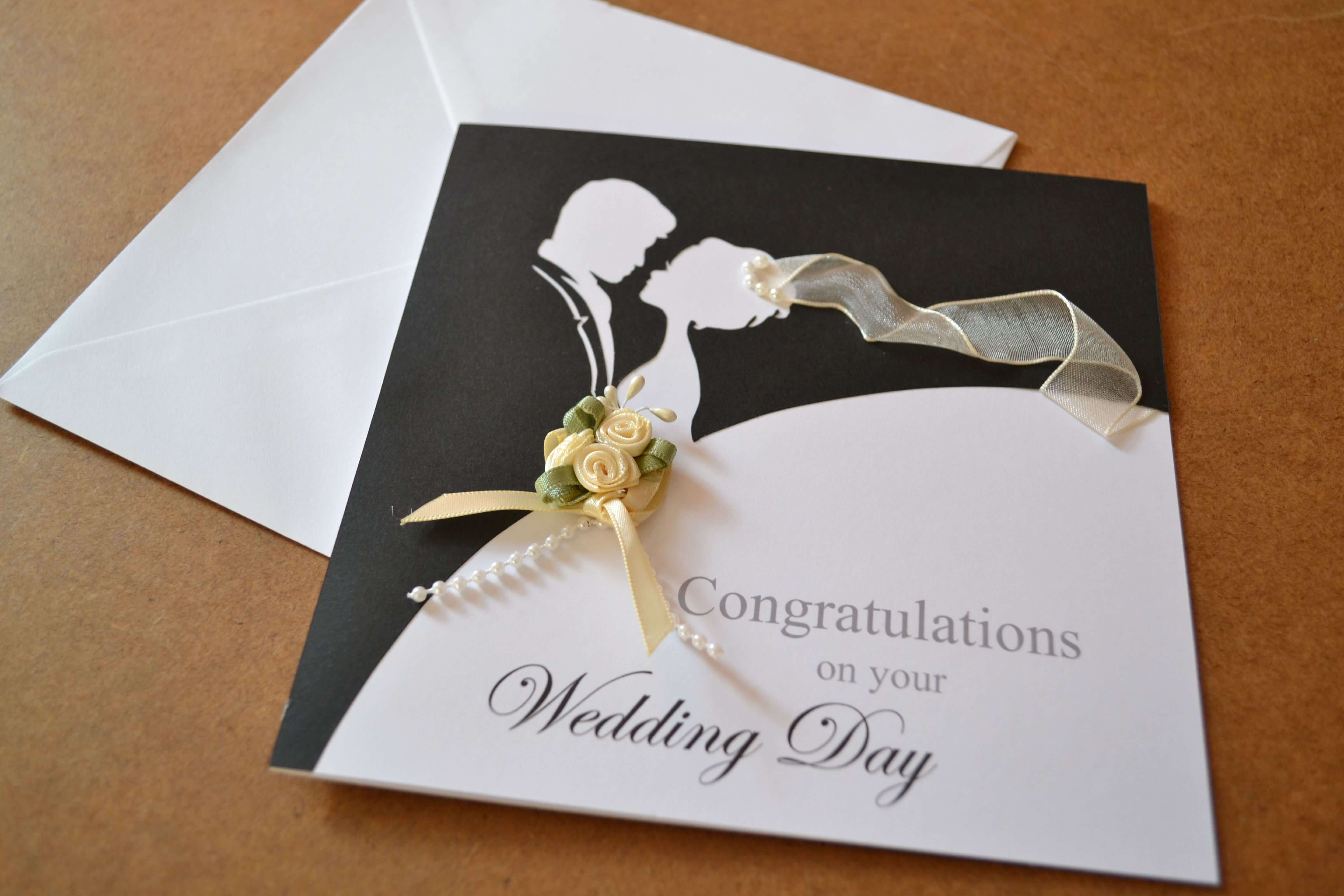 Diy Wedding Congratulations Card