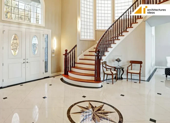 Marble Design In Hall