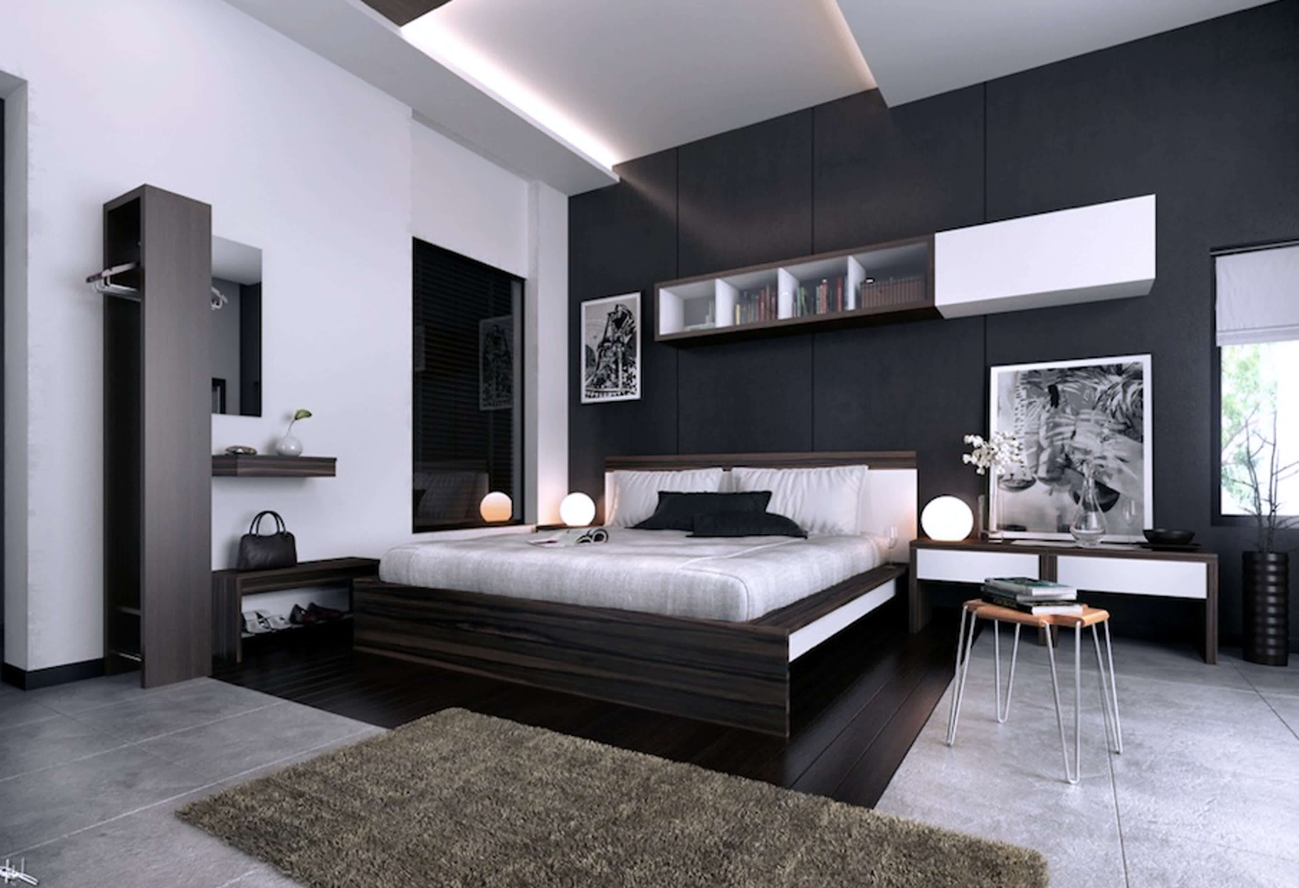 black bedroom ideas