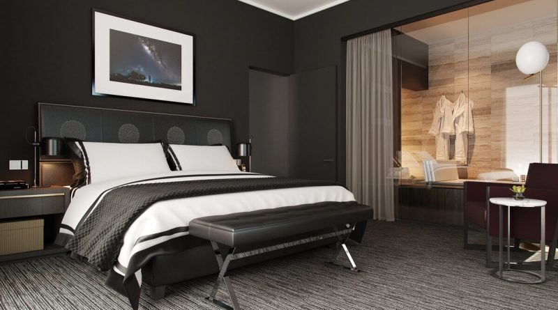 black bedroom ideas