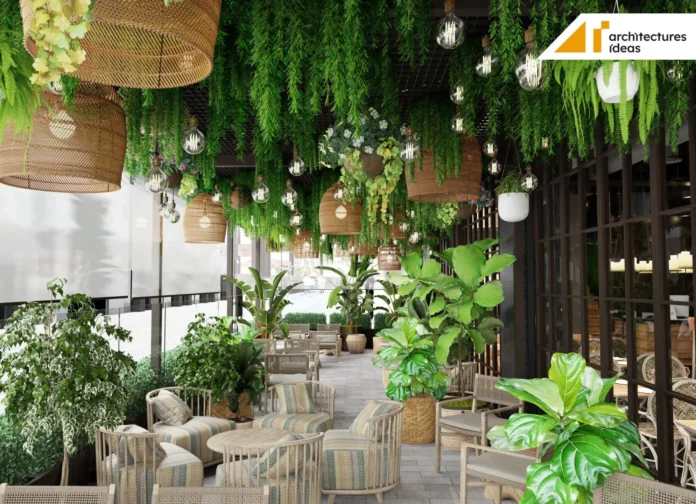 garden restaurant design idea