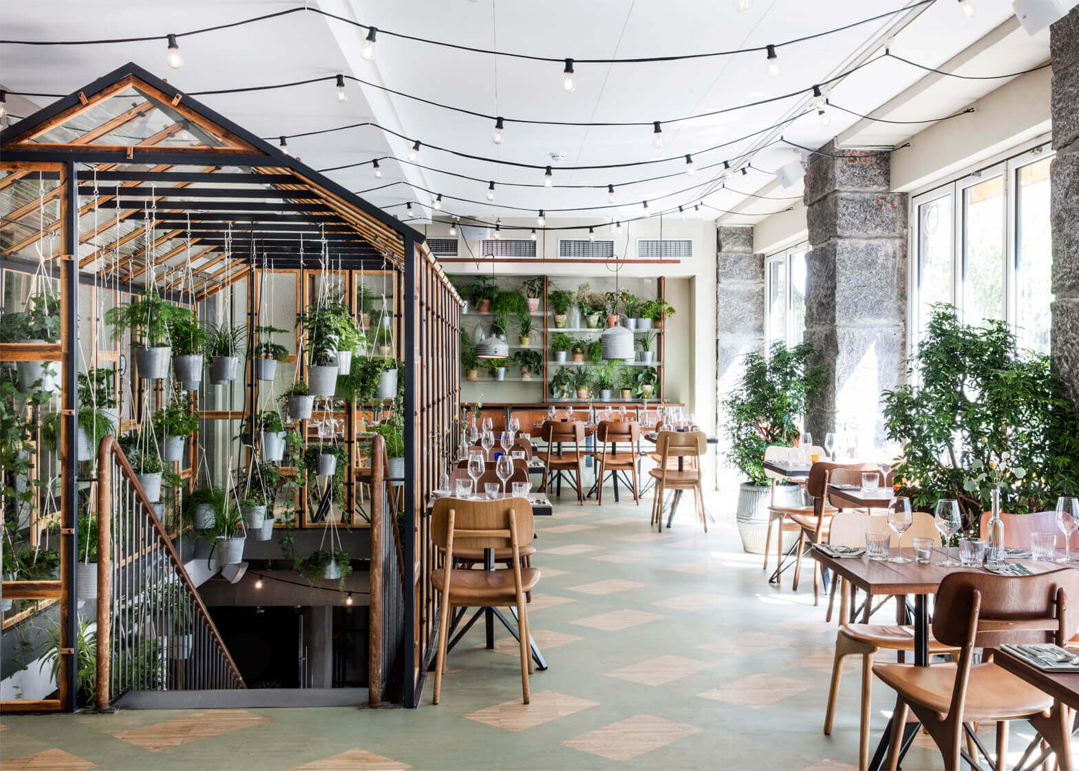 Delightful Garden Restaurant Design Ideas