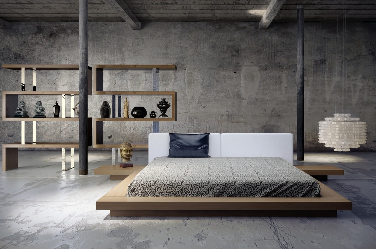 industrial bedroom design ideas