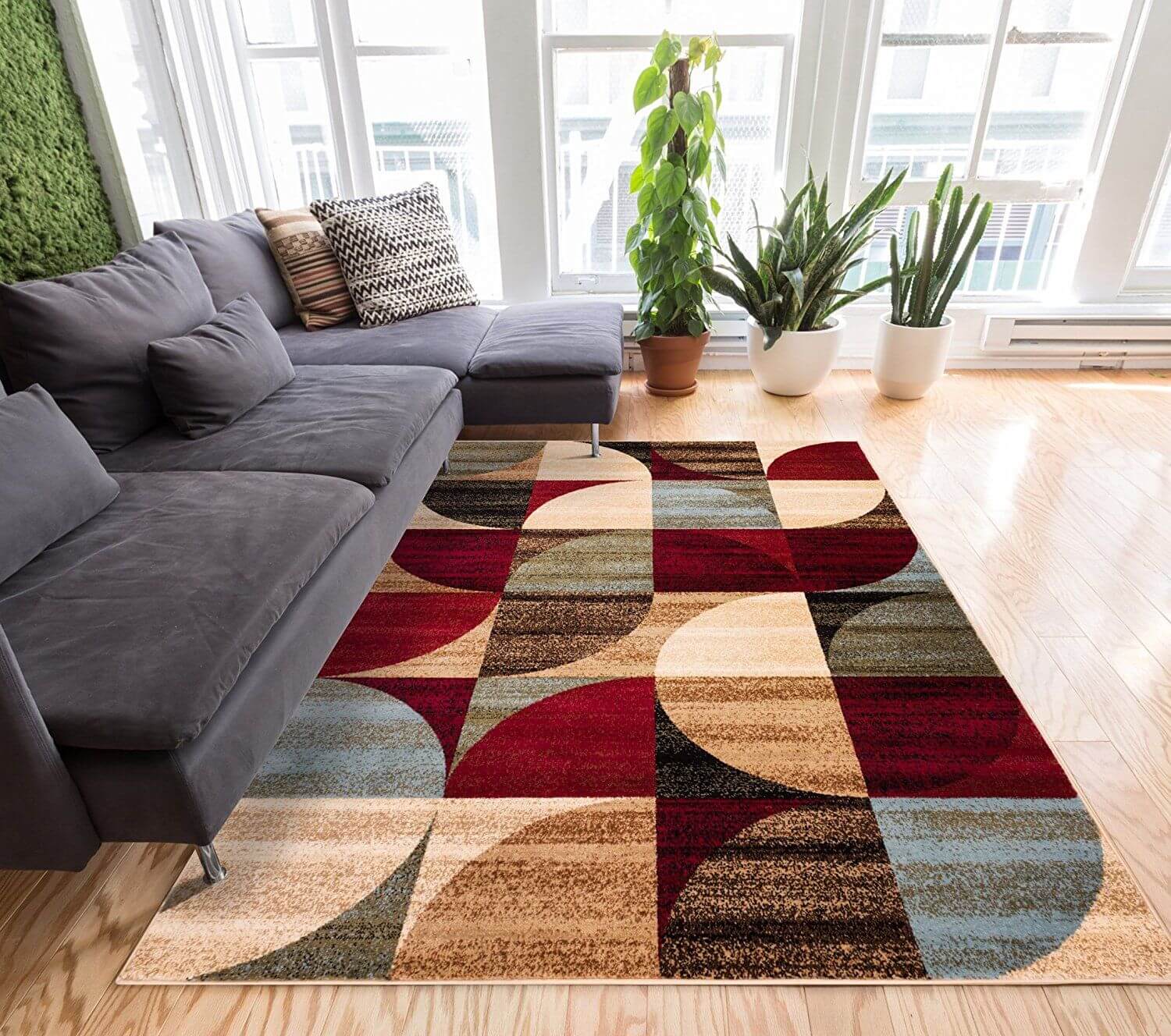 mid century modern area rugs
