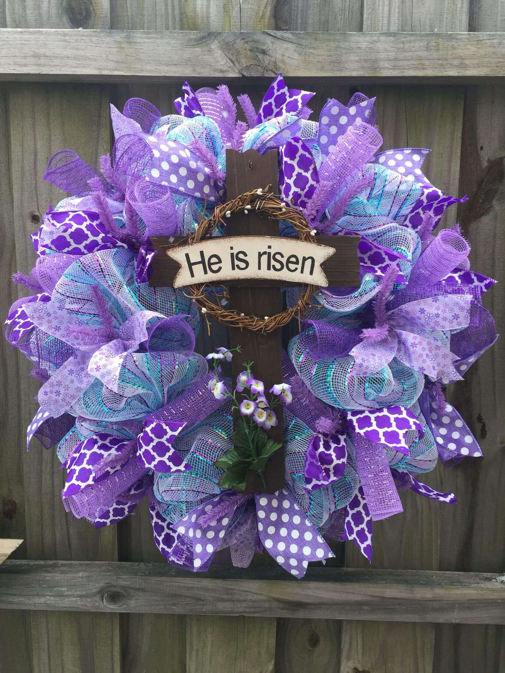 DIY Easter wreath