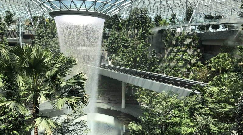 Indoor Waterfall In Singapore
