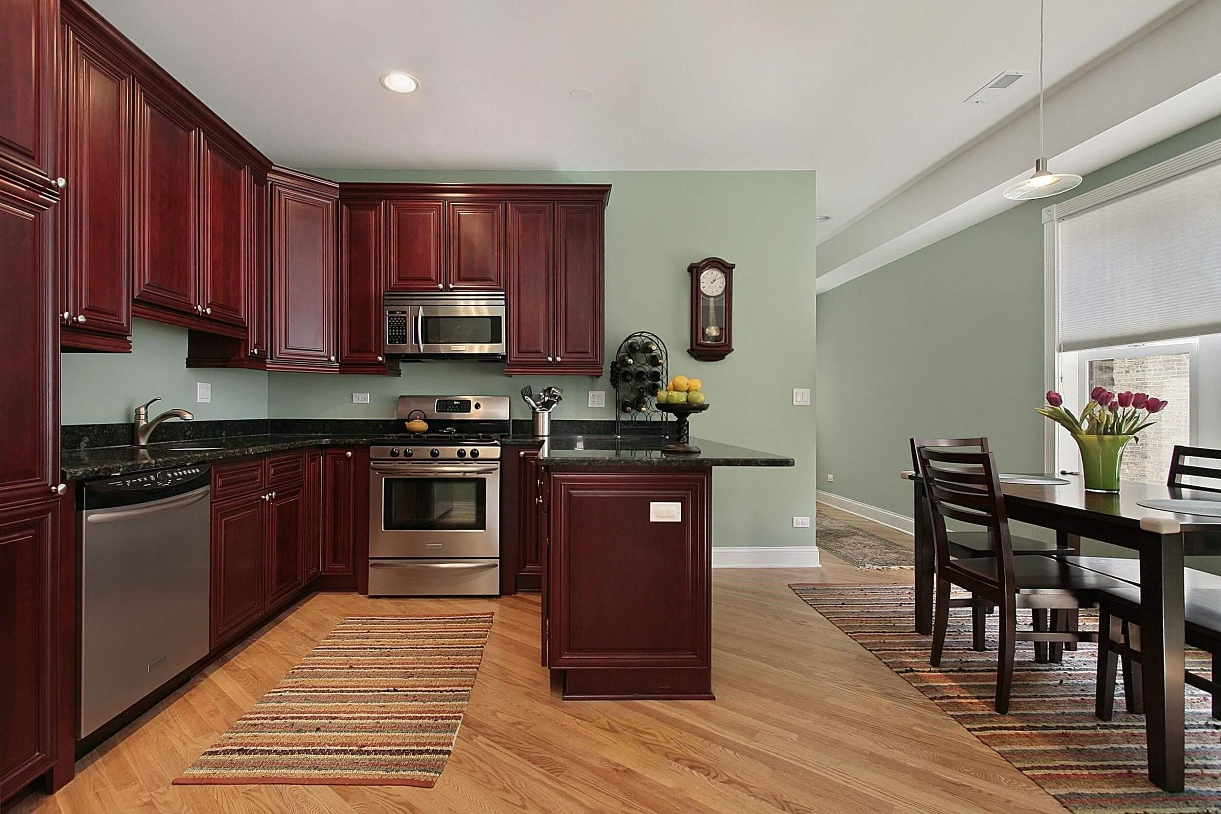 Go Green Kitchen Cabinets   Kitchen Wall Colors 2019 1 