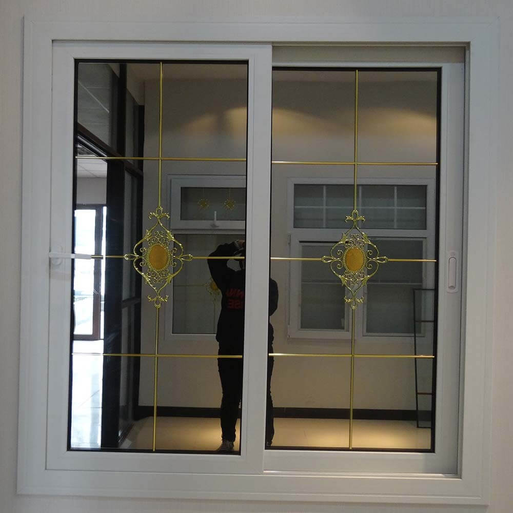 PVC Casement Window Grill Design