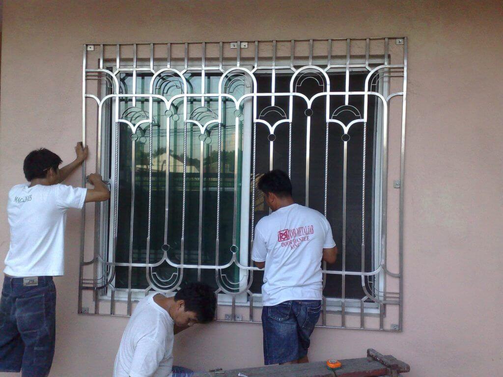Stainless Steel Window Grill Design