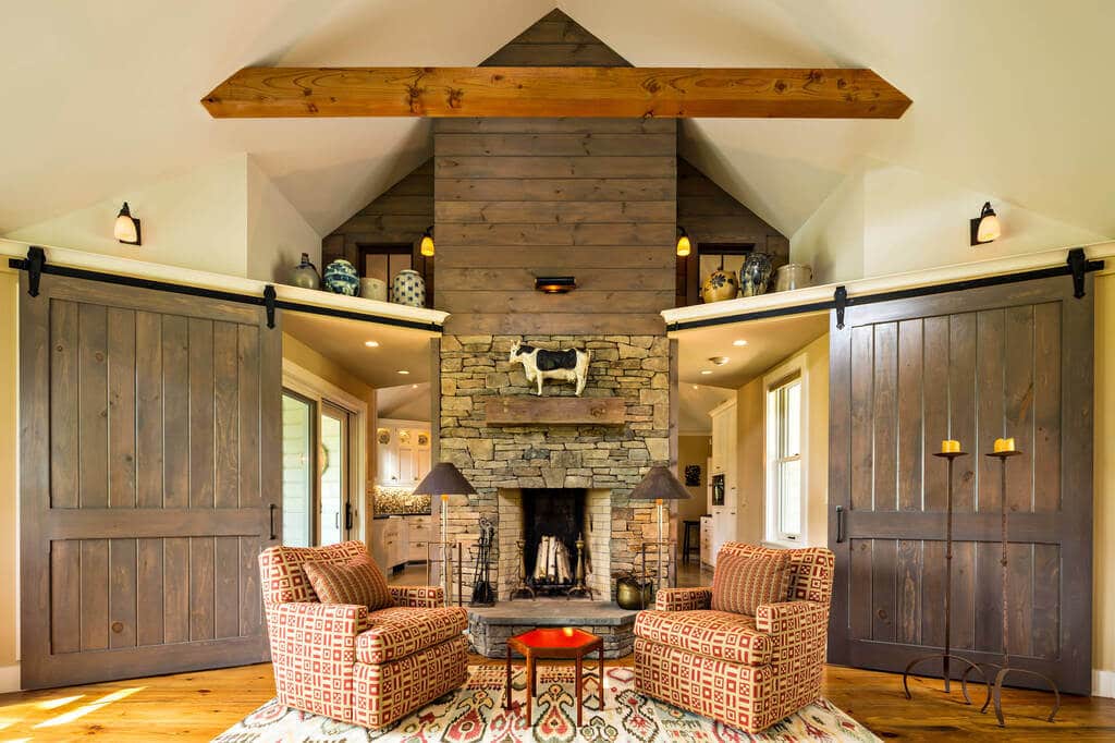 modern farmhouse living room
