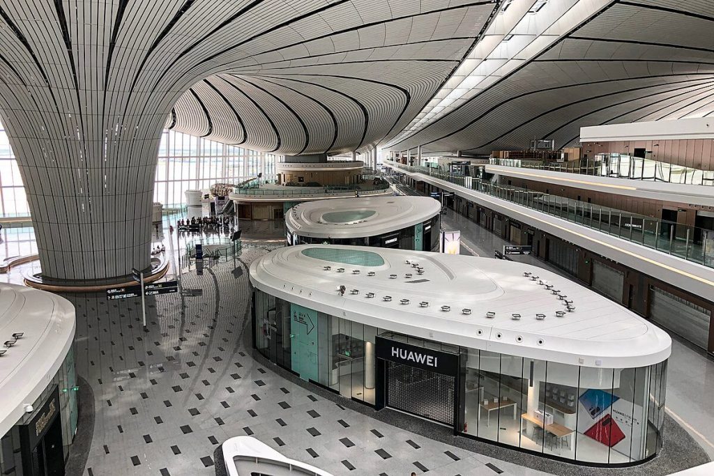 interior of Beijing Daxing International Airport