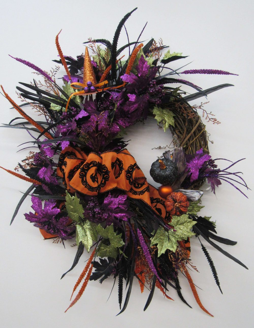 diy halloween wreath