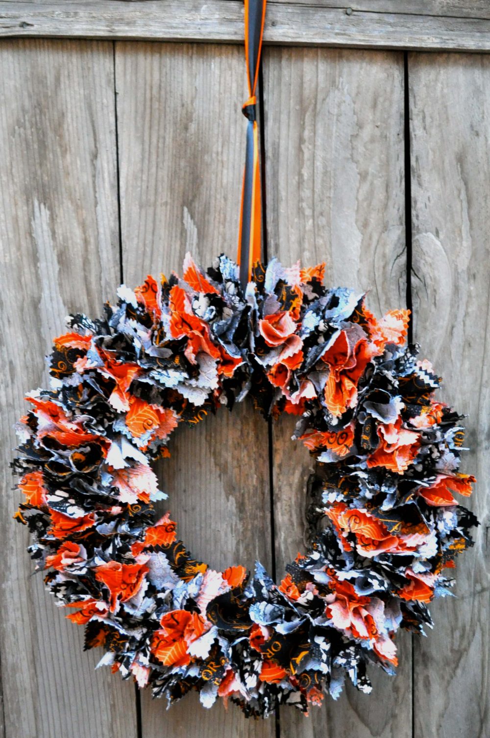 diy halloween wreath