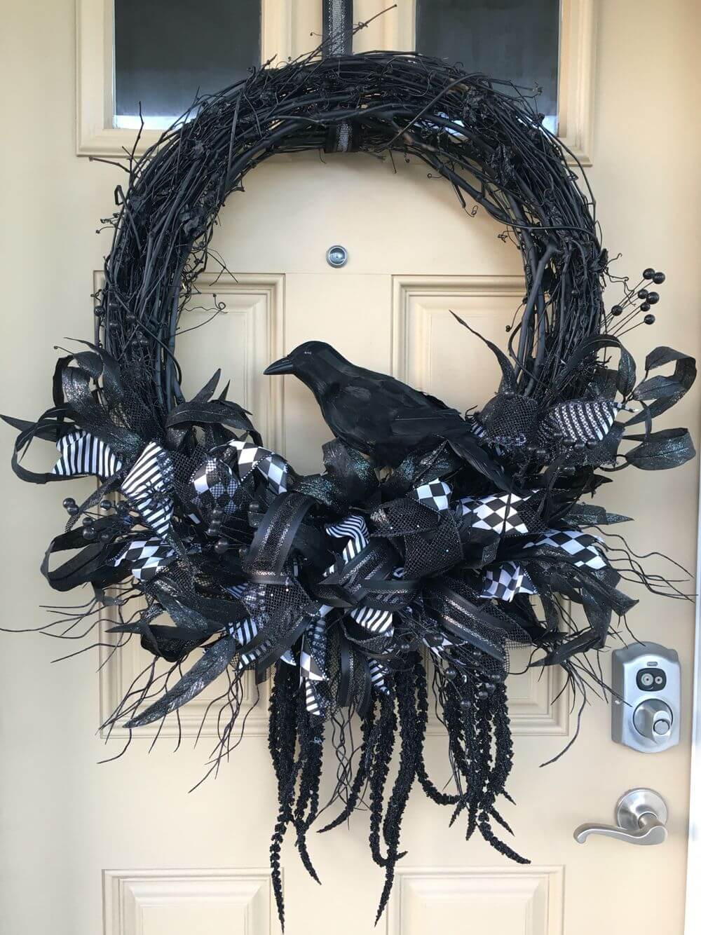 diy halloween wreath