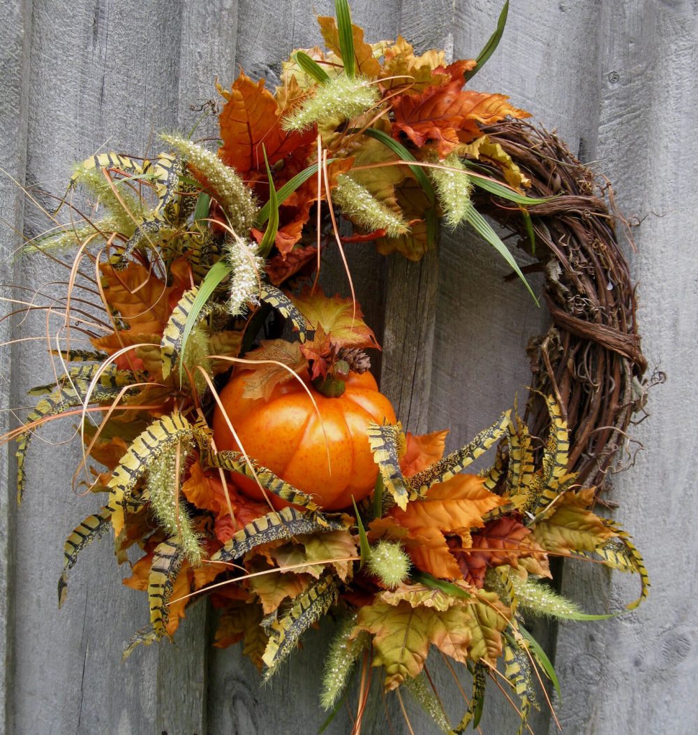 diy halloween wreath