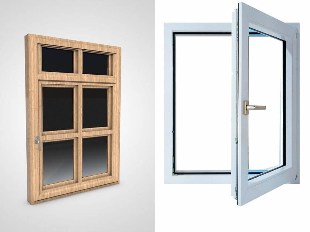 Plastic vs wooden windows