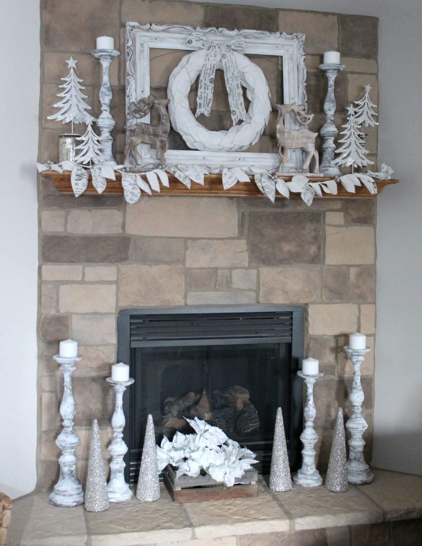  Woody Fire Mantle decorations