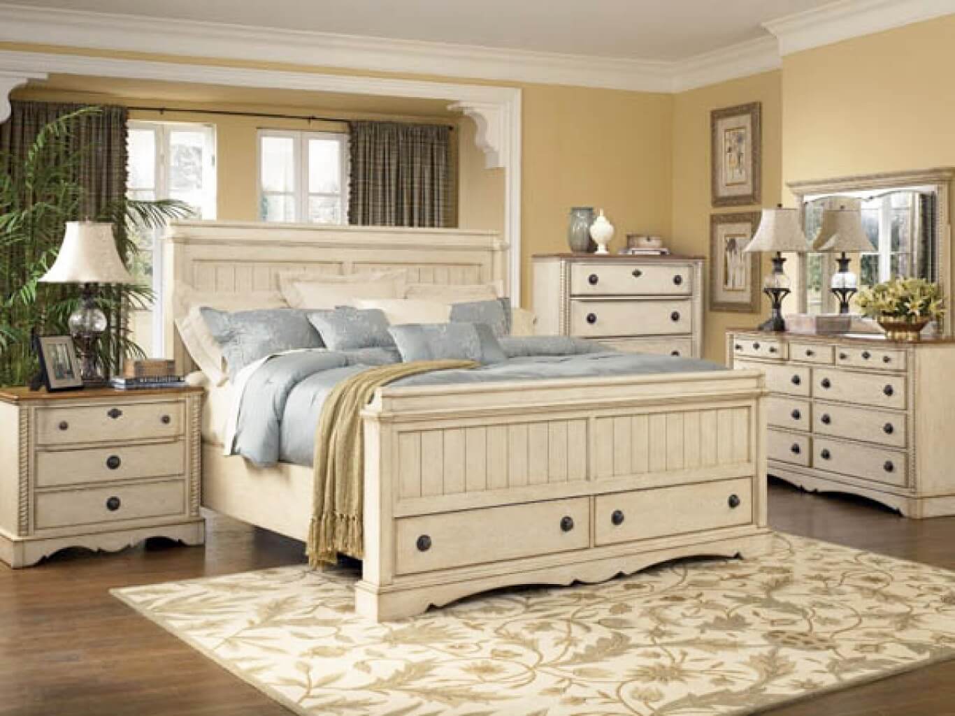 Cottage material bed