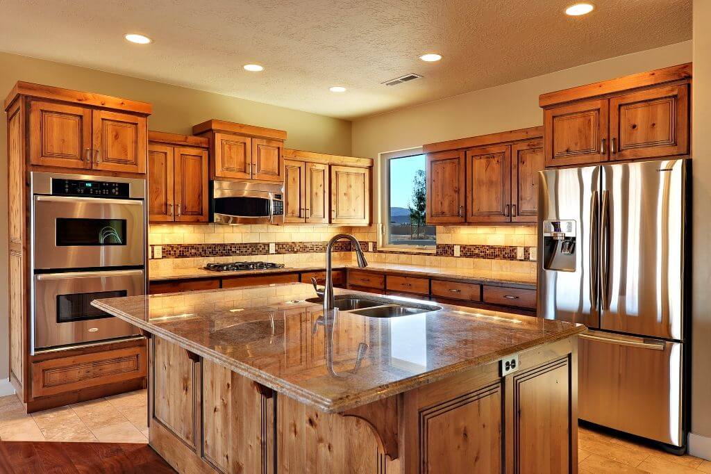 cherry wood cabinets