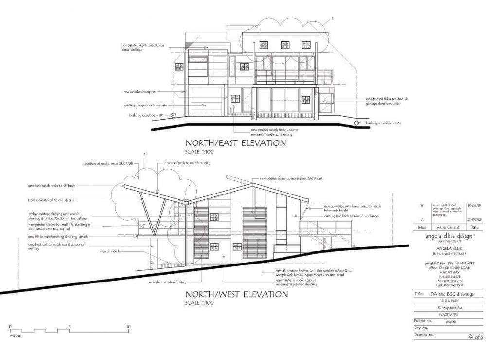 Elevations for Residential Building In Australia