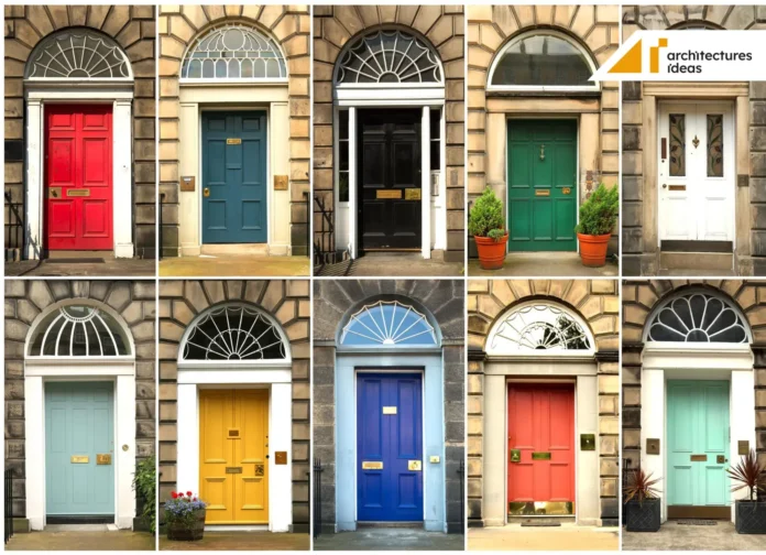 dual color front doors