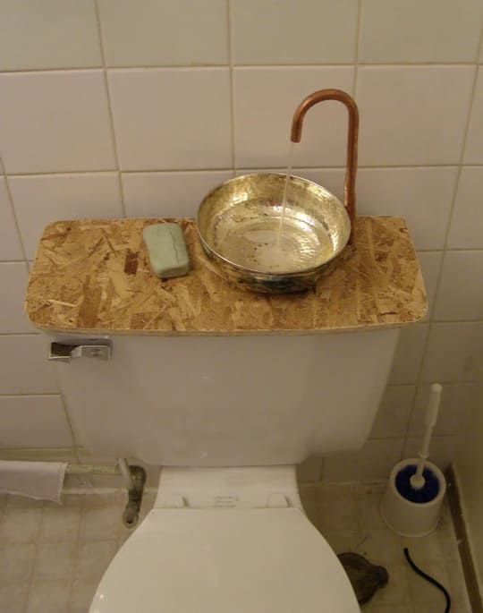 toilet sink combo