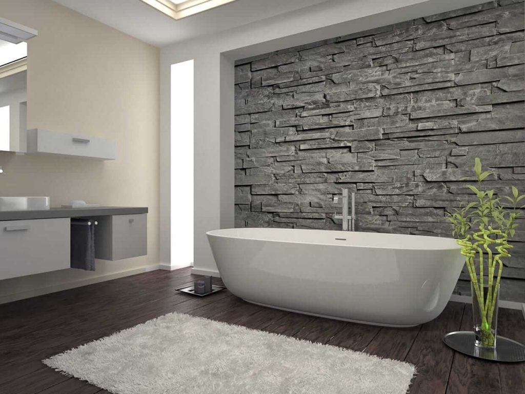 Natural Stone In The Bathroom