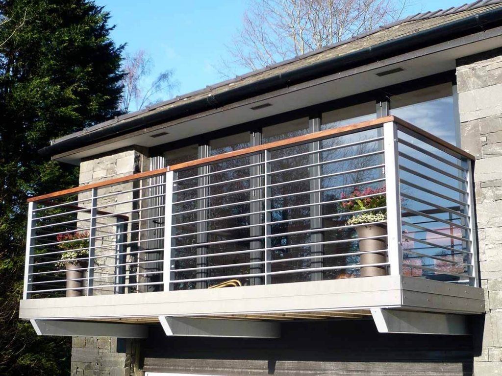 Modern Balcony Railing Design Ideas for House Front