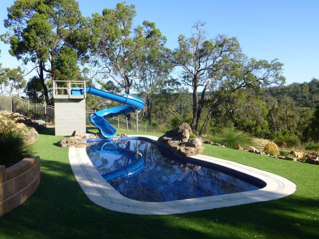 Sliding Down Backyard Pool ideas