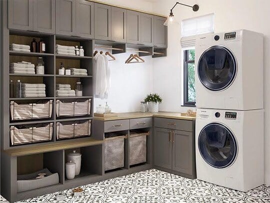 Custom Cabinetry laundry room