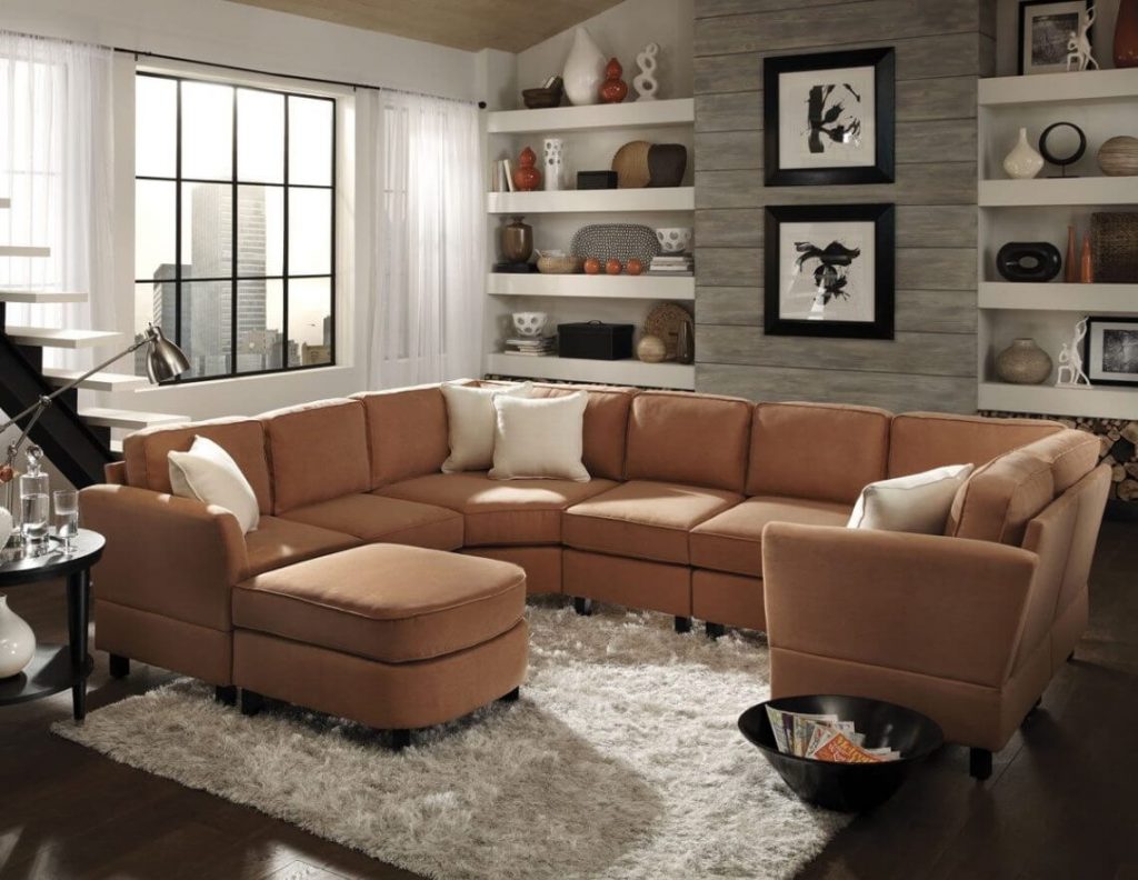 U-Shaped sectional sofa