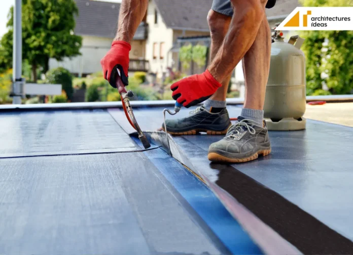flat roof material
