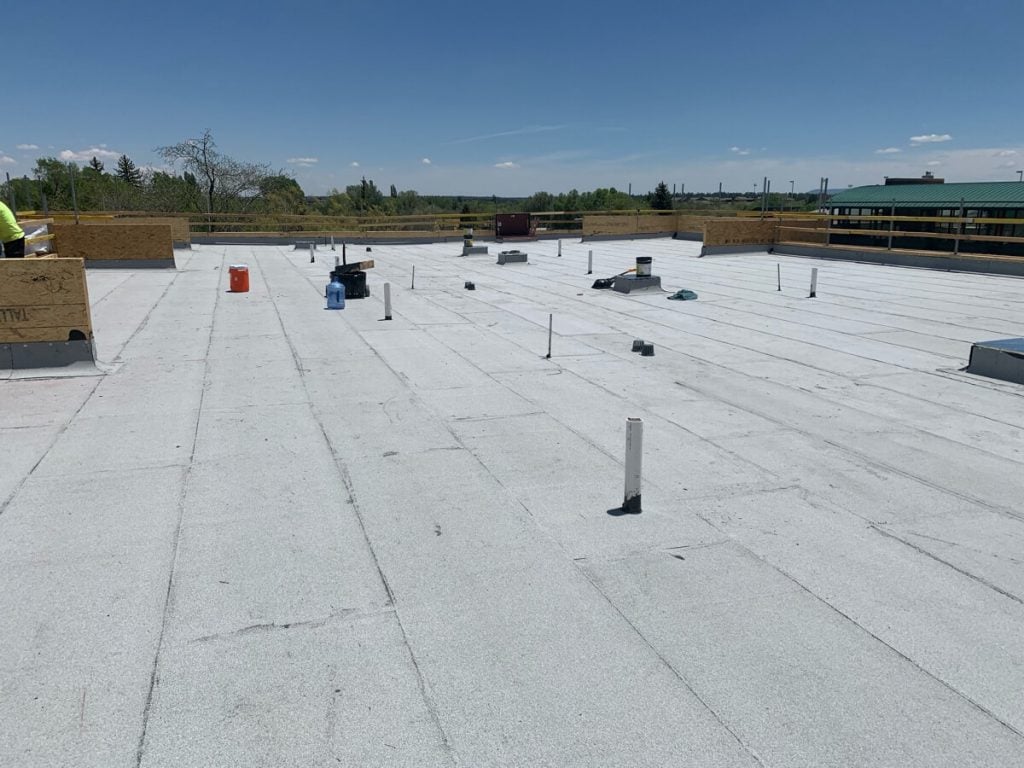 flat roof materials