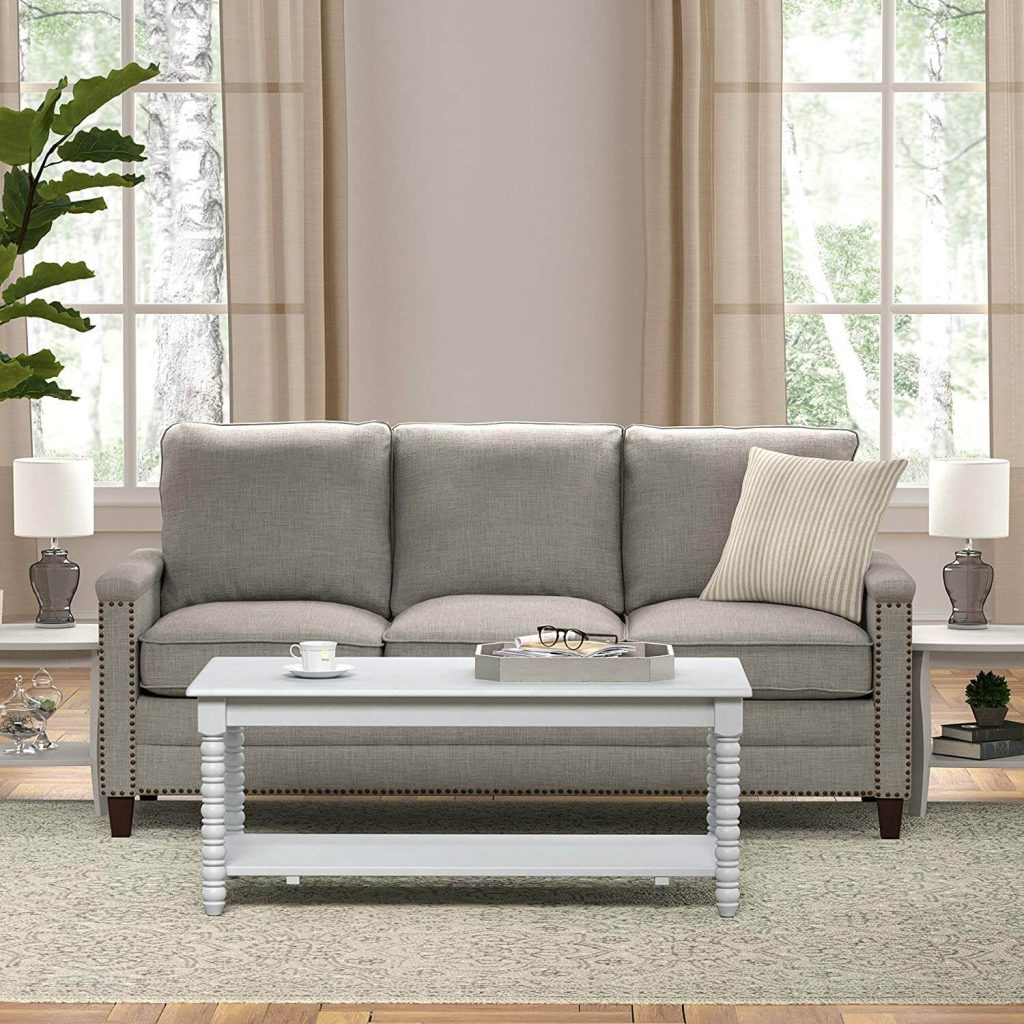 solid wood coffee table