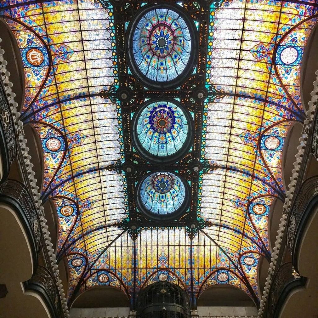 Gran Hotel Ciudad de México stained glass window