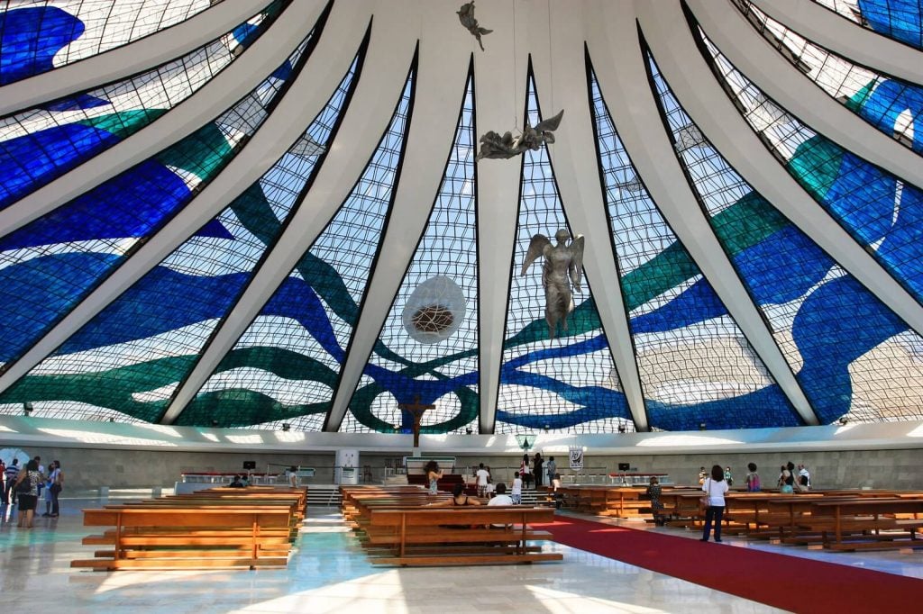  Cathedral of Brasília stained glass window