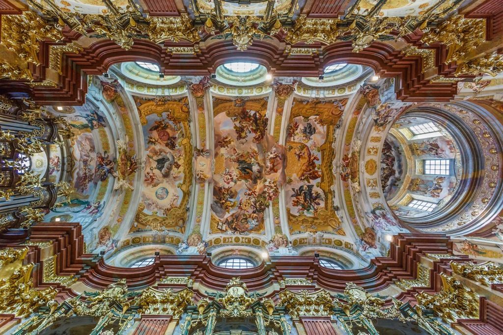 Melk Abbey stained glass window