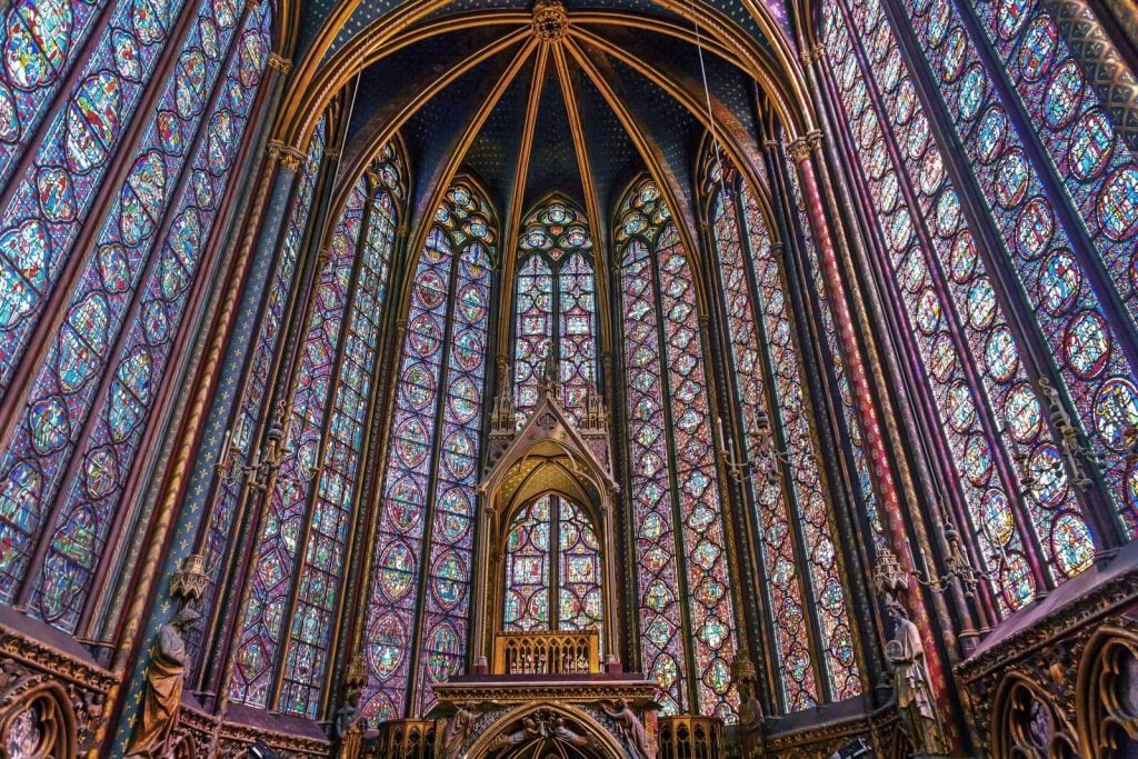 Sainte-Chapelle stained glass window