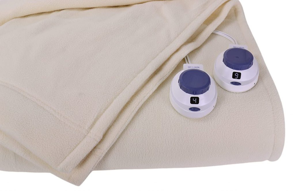 SoftHeat Luxury Micro-Fleece Electric Heated Blanket