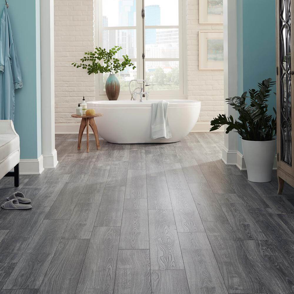 7 Best Flooring For Bathroom Design, Tile Laminate Flooring Bathroom