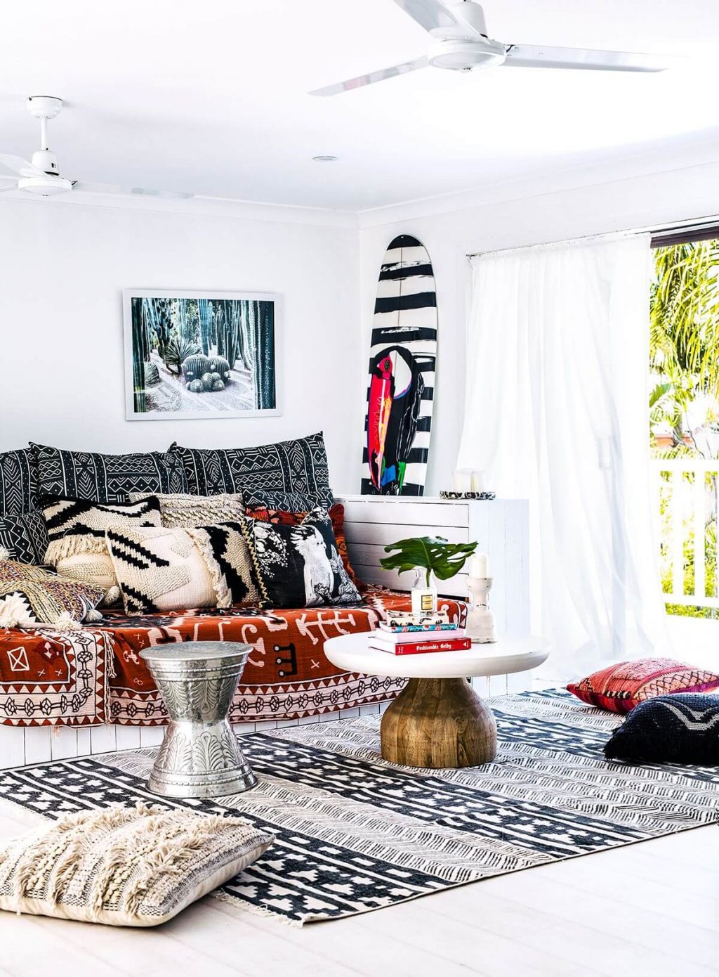 boho living room