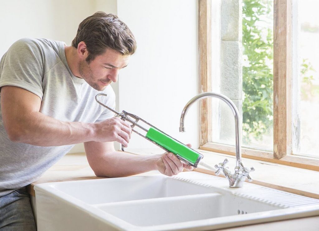 how to remove silicone from bathroom sink